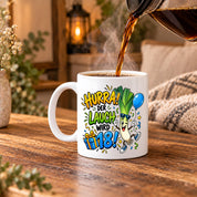 Herzbotschaft 18. Geburtstag Tasse Geburtstagsgeschenk für jungen Mann