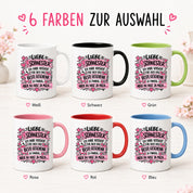 Herzbotschaft Tasse Geschenk Beste Schwester Kaffeetasse Geschwister
