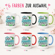 Herzbotschaft Zahnärztin Tasse Danke Kaffeetasse Geschenk in Zahnarztpraxis
