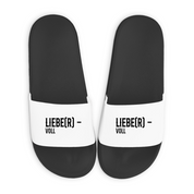 Badelatschen mit Motiv | Liebe(r)-voll - Lieber voll | lustige Badesandalen in vielen Größen und Farben