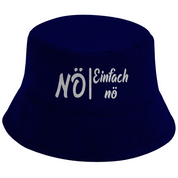 Bucket Hat mit Motiv | Nö - Einfach nö | Mallorca Hut für Feiern und Partys Sommerhut