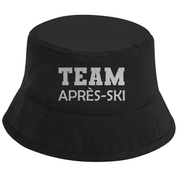 Bucket Hat mit Motiv | Team Après-Ski | Mallorca Hut für Feiern und Partys Sommerhut