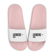 Badelatschen mit Motiv | Liebe(r)-voll - Lieber voll | lustige Badesandalen in vielen Größen und Farben