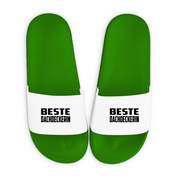 Badelatschen mit Motiv | Beste Dachdeckerin | lustige Badesandalen in vielen Größen und Farben