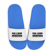 Badelatschen mit Motiv | Ich liebe es, wenn alle Menschen die Fresse halten! | lustige Badesandalen in vielen Größen und Farben