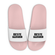 Badelatschen mit Motiv | Beste Baggerfahrerin | lustige Badesandalen in vielen Größen und Farben