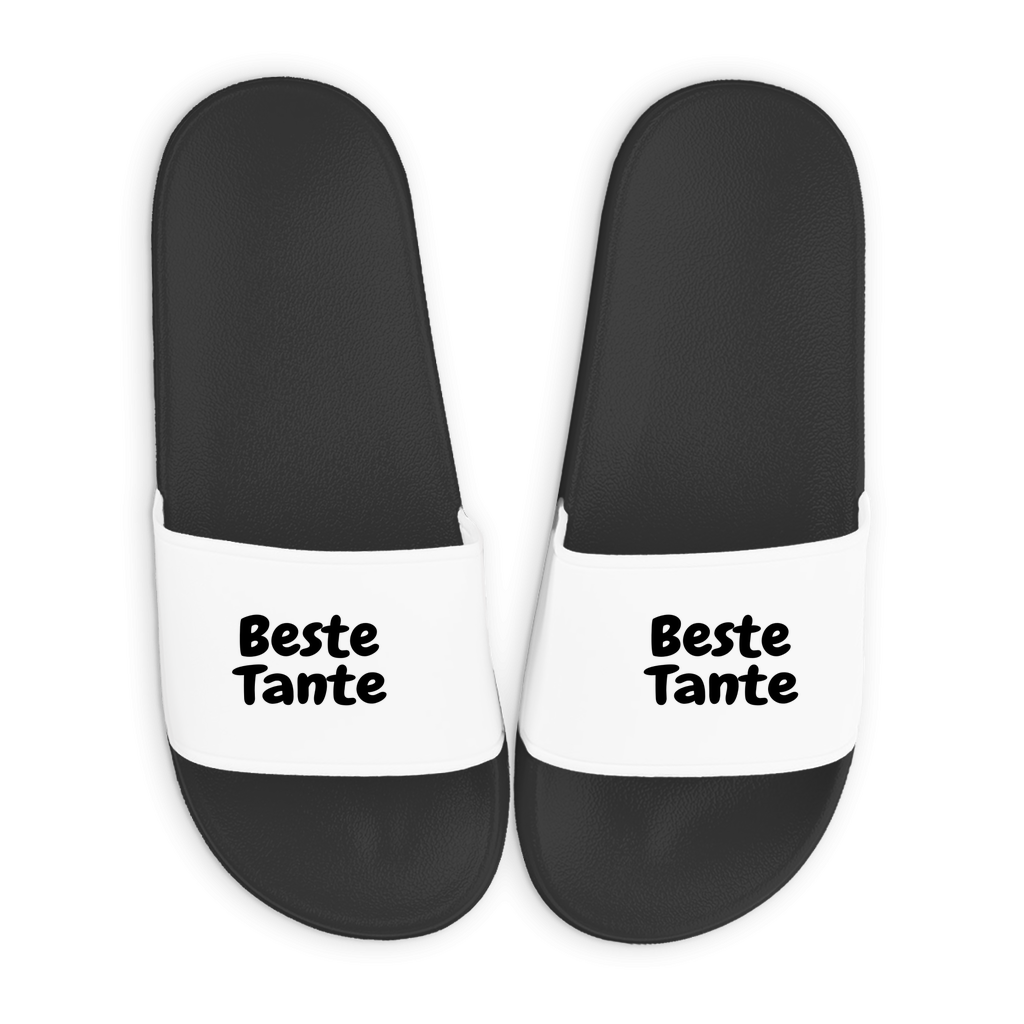 Badelatschen mit Motiv | Beste Tante | lustige Badesandalen in vielen Größen und Farben