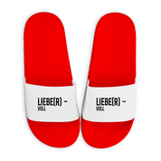 Badelatschen mit Motiv | Liebe(r)-voll - Lieber voll | lustige Badesandalen in vielen Größen und Farben