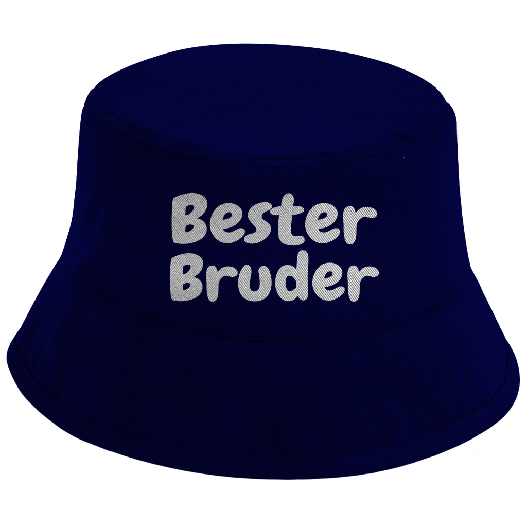 Bucket Hat mit Motiv | Bester Bruder | Mallorca Hut für Feiern und Partys Sommerhut