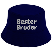 Bucket Hat mit Motiv | Bester Bruder | Mallorca Hut für Feiern und Partys Sommerhut