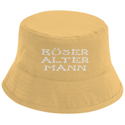 Bucket Hat mit Motiv | Böser alter Mann | Mallorca Hut für Feiern und Partys Sommerhut