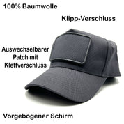 Baseball Cap mit Patch - Team Glühwein - Farbwahl | Unisex | OneSize durch verstellbaren Klipp-Verschluss