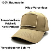 Baseball Cap mit Patch - Team Glühwein - Farbwahl | Unisex | OneSize durch verstellbaren Klipp-Verschluss