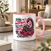 Herzbotschaft Skorpion Tasse – Ich bin nicht nachtragend, ich vergesse nur nichts – Lustige Sternzeichen Tasse mit Skorpion Motiv – Geschenk für Frauen, Freundin und Skorpion Geborene – 330 ml
