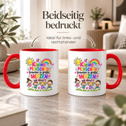 Tasse Erzieherin Geschenk Kleine Menschen große Herzen Kita Kindergarten Dankeschön Pädagogin Geburtstag Weihnachten 330 ml Kindergärtnerin