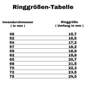 Freundschaftsring / Partnerring / Verlobungsring /  Ehering aus Edelstahl | inklusive Innengravur