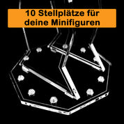 Acryl Display Stand kompatibel zu LEGO 75300 Imperial TIE Fighter