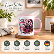 Herzbotschaft Skorpion Tasse – Ich bin nicht nachtragend, ich vergesse nur nichts – Lustige Sternzeichen Tasse mit Skorpion Motiv – Geschenk für Frauen, Freundin und Skorpion Geborene – 330 ml