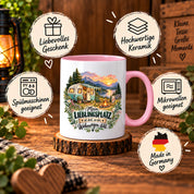 Tasse Wohnwagen Camping Geschenk Lieblingsplatz Camper Kaffeetasse Campingfreunde Wohnmobil Urlaub Geburtstag Weihnachten 330 ml