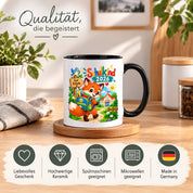 Schulkind 2026 Tasse Fuchs Einschulung Geschenk 330 ml Keramiktasse Schulanfang 1. Schultag Schultüte Mädchen Jungen