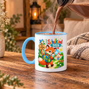 Schulkind 2026 Tasse Fuchs Einschulung Geschenk 330 ml Keramiktasse Schulanfang 1. Schultag Schultüte Mädchen Jungen