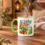 Schulkind 2026 Tasse Fuchs Einschulung Geschenk 330 ml Keramiktasse Schulanfang 1. Schultag Schultüte Mädchen Jungen