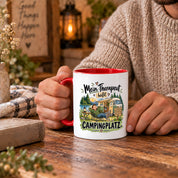 Camping Tasse Mein Therapeut heißt Campingplatz 330 ml Geschenk Camper Wohnmobil Campingfan Geburtstag Weihnachten
