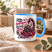 Herzbotschaft Skorpion Tasse – Ich bin nicht nachtragend, ich vergesse nur nichts – Lustige Sternzeichen Tasse mit Skorpion Motiv – Geschenk für Frauen, Freundin und Skorpion Geborene – 330 ml