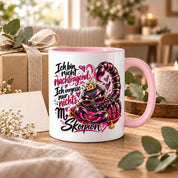 Herzbotschaft Skorpion Tasse – Ich bin nicht nachtragend, ich vergesse nur nichts – Lustige Sternzeichen Tasse mit Skorpion Motiv – Geschenk für Frauen, Freundin und Skorpion Geborene – 330 ml
