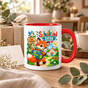 Schulkind 2026 Tasse Fuchs Einschulung Geschenk 330 ml Keramiktasse Schulanfang 1. Schultag Schultüte Mädchen Jungen