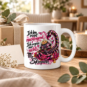 Herzbotschaft Skorpion Tasse – Ich bin nicht nachtragend, ich vergesse nur nichts – Lustige Sternzeichen Tasse mit Skorpion Motiv – Geschenk für Frauen, Freundin und Skorpion Geborene – 330 ml