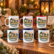 Tasse Wohnwagen Camping Geschenk Lieblingsplatz Camper Kaffeetasse Campingfreunde Wohnmobil Urlaub Geburtstag Weihnachten 330 ml