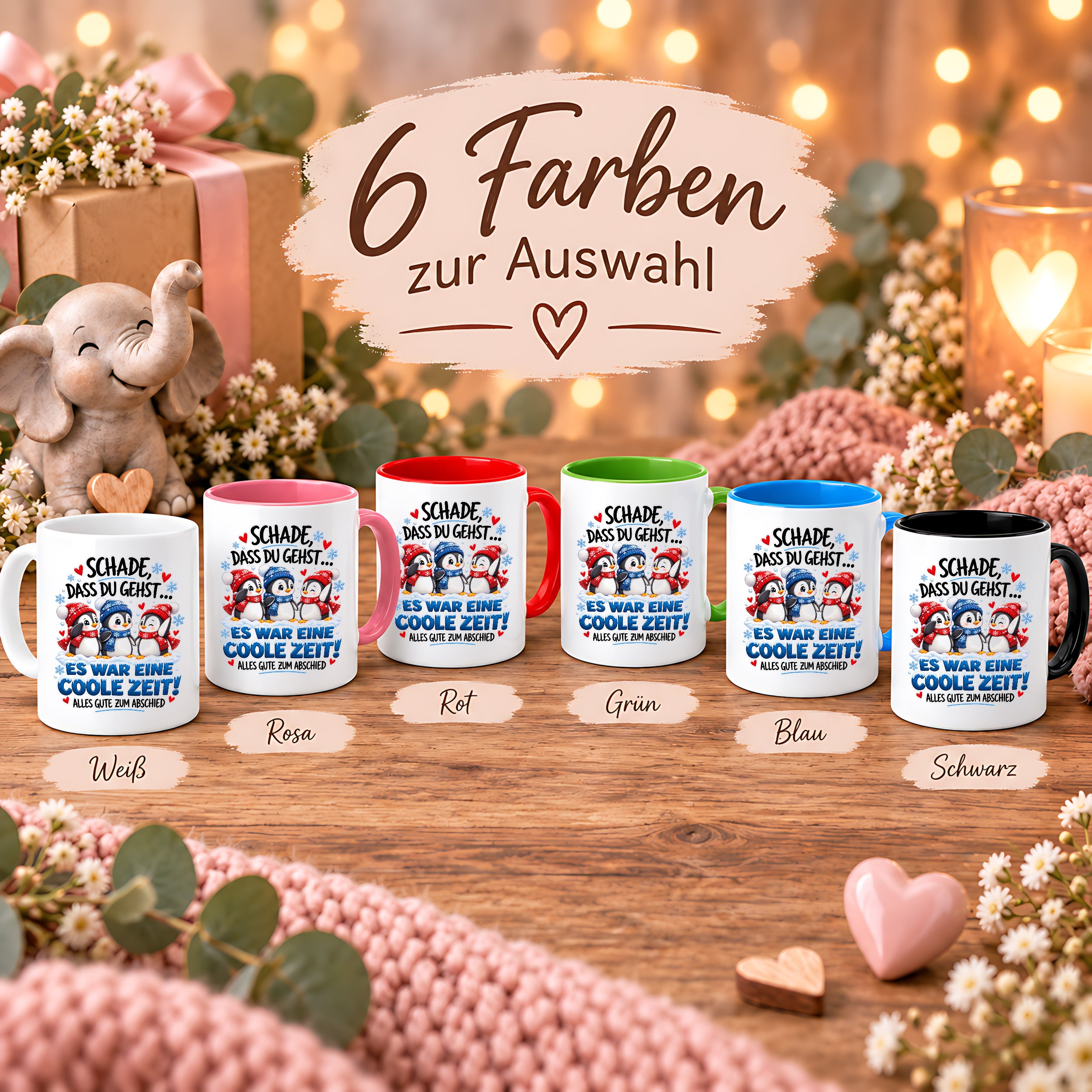 weiss, rosa, rot, gruen, blau, schwarz