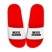 Badelatschen mit Motiv | Beste Staplerfahrerin | lustige Badesandalen in vielen Größen und Farben