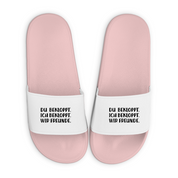 Badelatschen mit Motiv | Bekloppt aber Freunde | lustige Badesandalen in vielen Größen und Farben