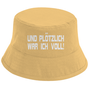 Bucket Hat mit Motiv | Und plötzlich war ich voll | Mallorca Hut für Feiern und Partys Sommerhut