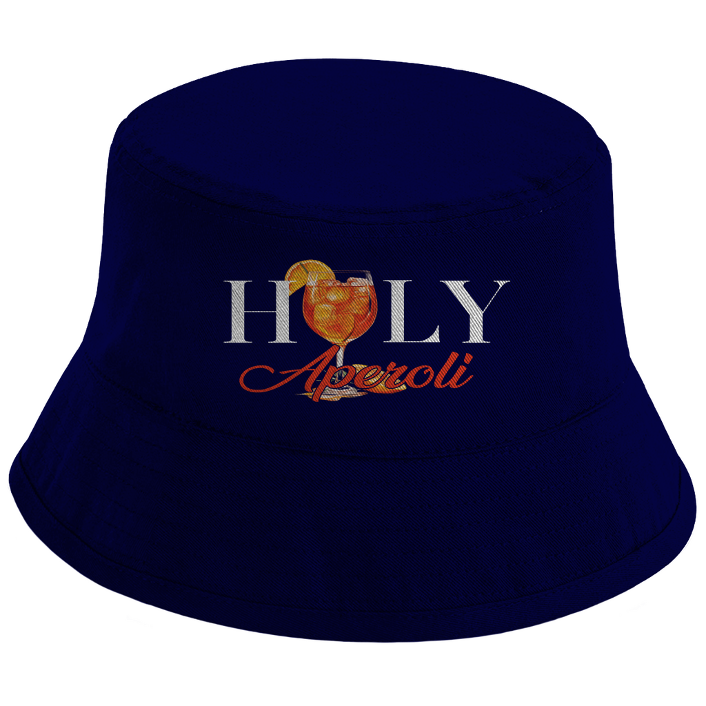 Bucket Hat mit Motiv | HOLY Aperoli | Mallorca Hut für Feiern und Partys Sommerhut