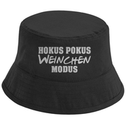 Bucket Hat mit Motiv | Hokus Pokus Weinchen Modus | Mallorca Hut für Feiern und Partys Sommerhut