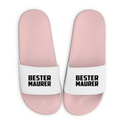 Badelatschen mit Motiv | Bester Maurer | lustige Badesandalen in vielen Größen und Farben