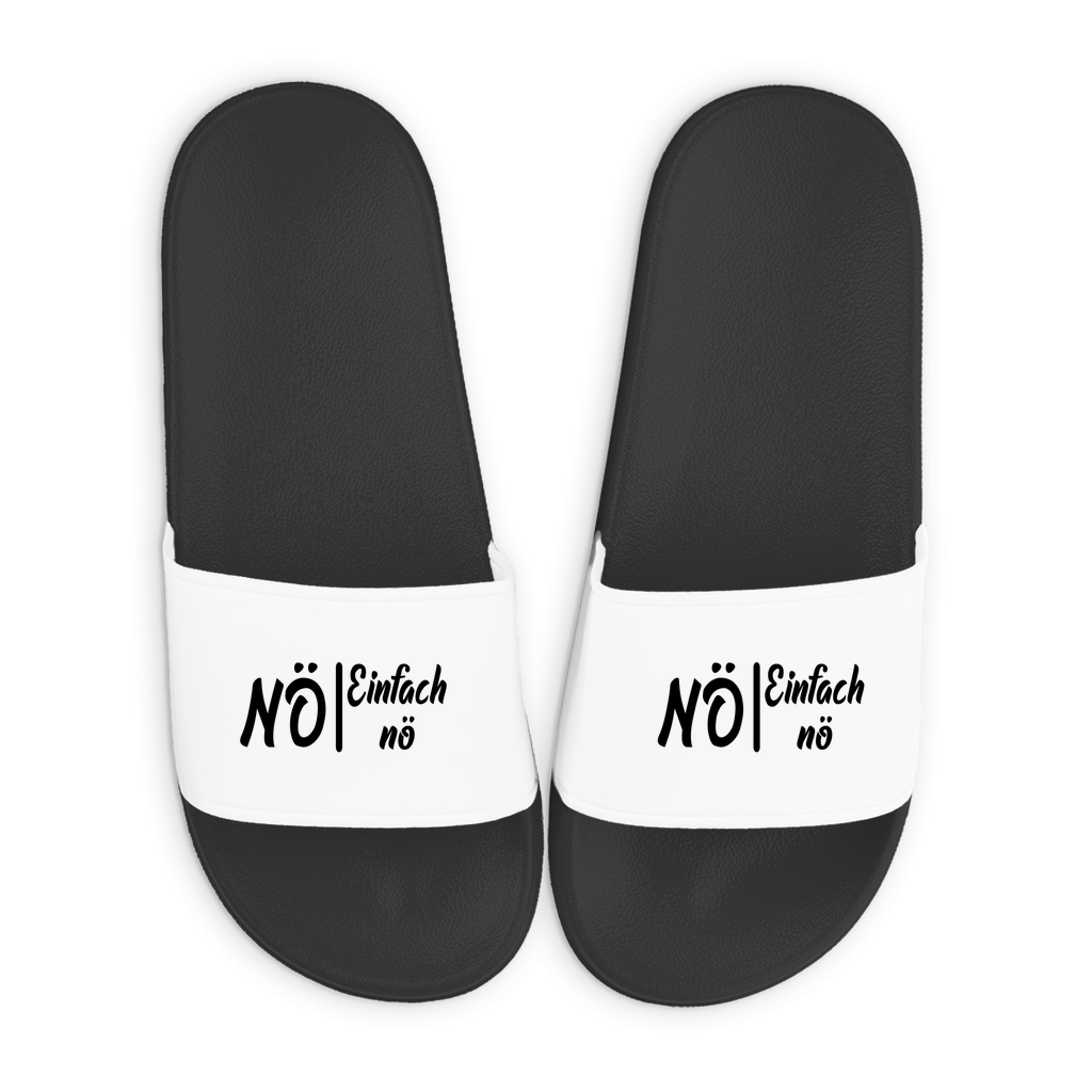 Badelatschen mit Motiv | Nö - Einfach nö | lustige Badesandalen in vielen Größen und Farben