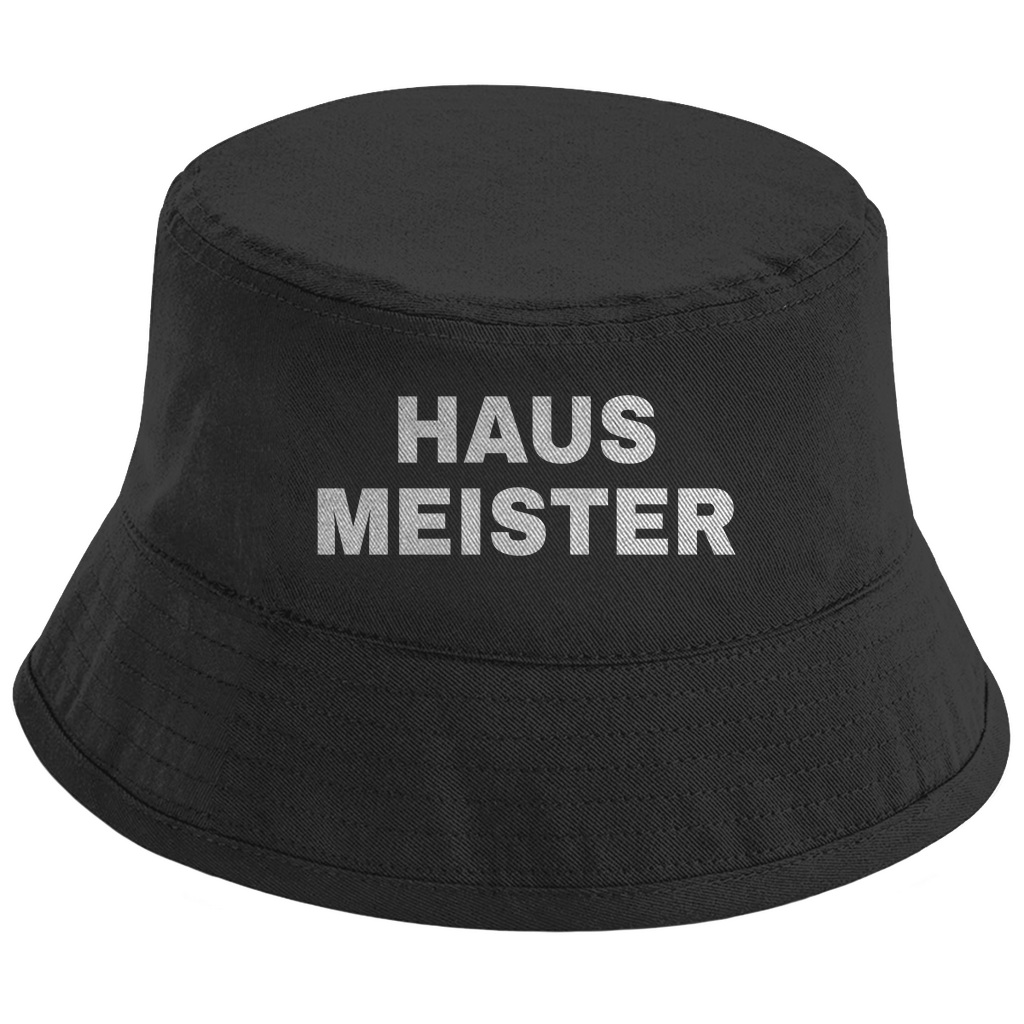 Bucket Hat mit Motiv | Hausmeister | Mallorca Hut für Feiern und Partys Sommerhut