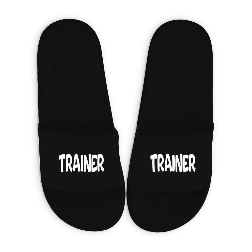 Badelatschen mit Motiv | Trainer | lustige Badesandalen in vielen Größen und Farben