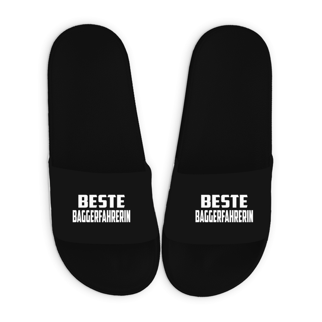 Badelatschen mit Motiv | Beste Baggerfahrerin | lustige Badesandalen in vielen Größen und Farben