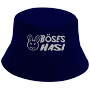 Bucket Hat mit Motiv | Böses Hasi | Mallorca Hut für Feiern und Partys Sommerhut