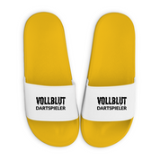 Badelatschen mit Motiv | Vollblut Dartspieler | lustige Badesandalen in vielen Größen und Farben