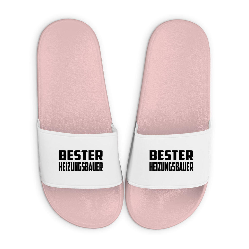 Badelatschen mit Motiv | Bester Heizungsbauer | lustige Badesandalen in vielen Größen und Farben