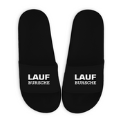 Badelatschen mit Motiv | Lauf Bursche - Laufbursche | lustige Badesandalen in vielen Größen und Farben