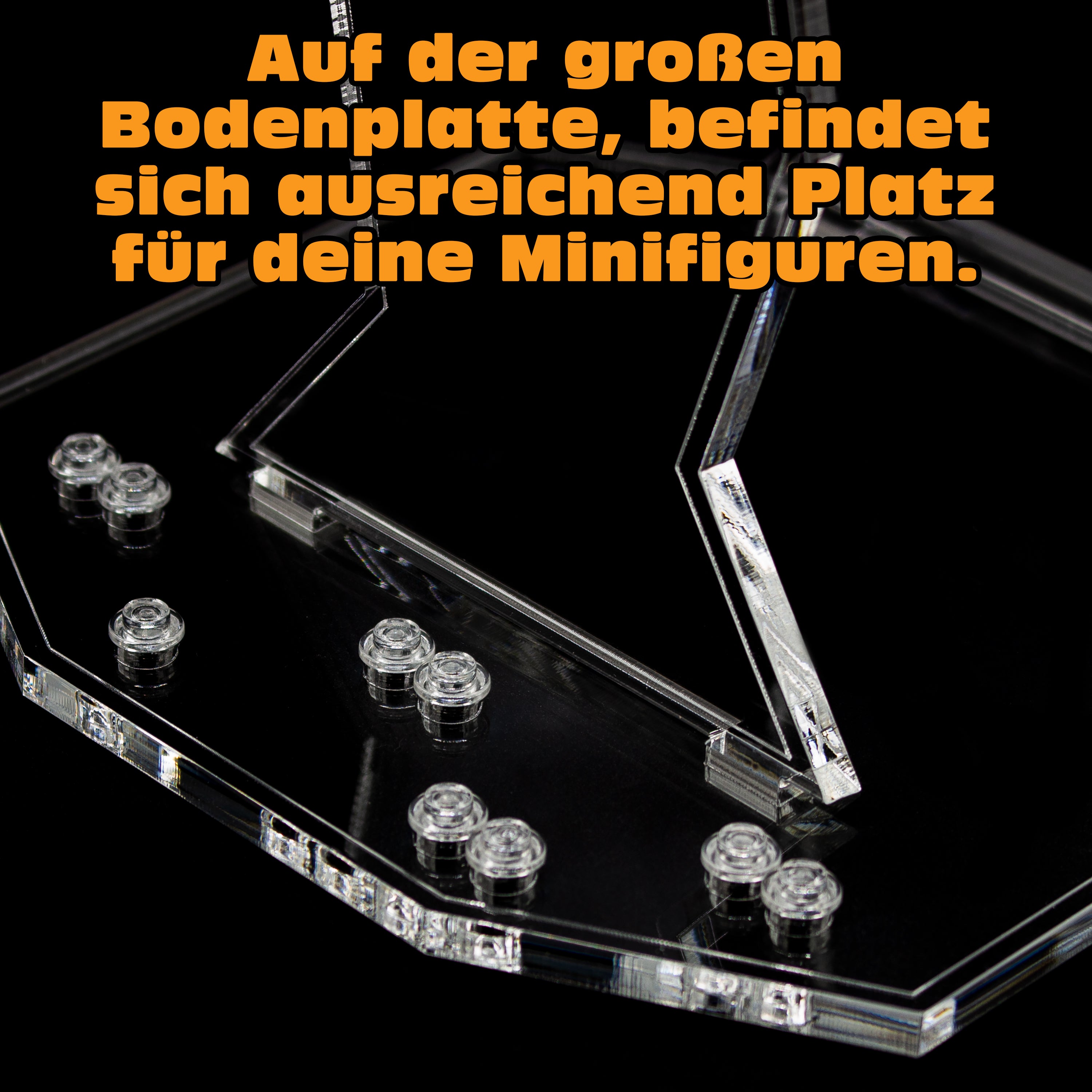 Acryl Display Stand kompatibel zu LEGO 4504 Millennium Falcon