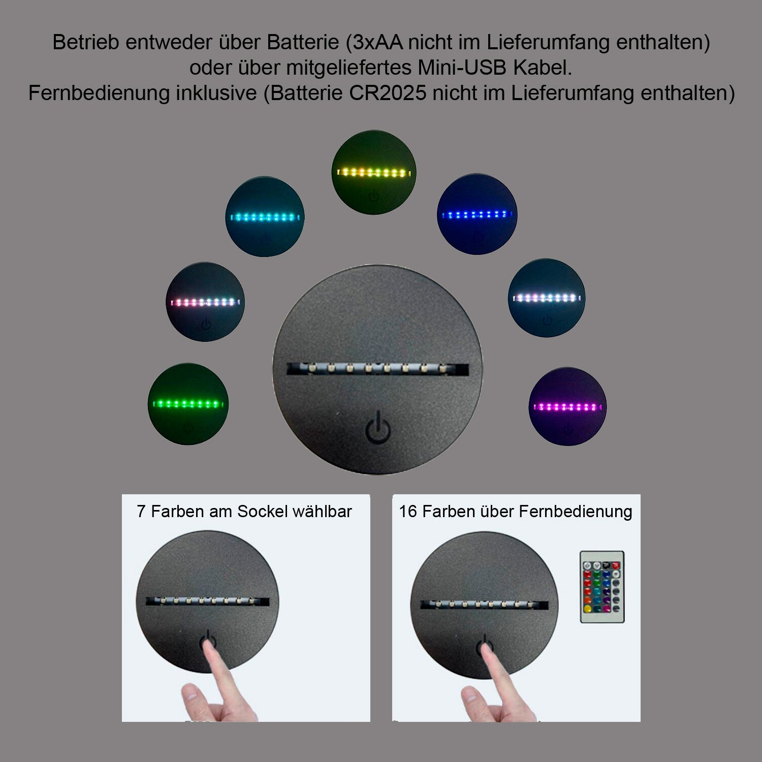 Personalisierter Acryl Aufsteller / Nachtlicht - Eheglück