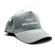 personalisierte Baseball Cap mit Wunschtext - Farbwahl | Unisex | OneSize durch verstellbaren Klettverschluss